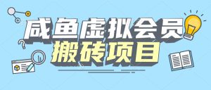 【完整教程】咸鱼虚拟会员搬砖,每一单都是纯利润-PAY资源网-免费资源下载中心