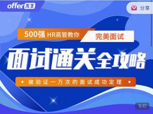 面试通关全攻略 500强HR高管教你完美面试-PAY资源网-免费资源下载中心