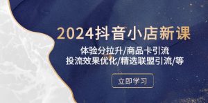 (10206期)2024抖音小店新课,体验分拉升/商品卡引流/投流效果优化/精选联盟引流/等-PAY资源网-免费资源下载中心