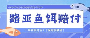 最新路亚鱼饵打假赔付玩法,一单利润几百+(保姆级教程)-PAY资源网-免费资源下载中心