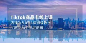 (9843期)Tk商品卡线上课,店铺端从0到1保姆级教学,了解商品卡底层逻辑(20节)-PAY资源网-免费资源下载中心