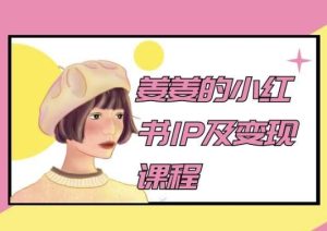姜姜的小红书IP及变现课程,姜姜小红书2024-PAY资源网-免费资源下载中心
