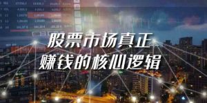 (9270期)某公众号付费文章《股票市场真正赚钱的核心逻辑》-PAY资源网-免费资源下载中心