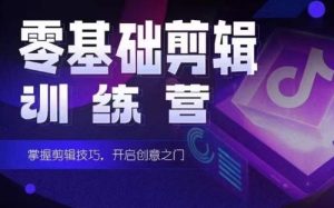 2024短剧剪辑师训练营,短剧达人训练营,适合宝爸宝妈的0基础剪辑训练营-PAY资源网-免费资源下载中心