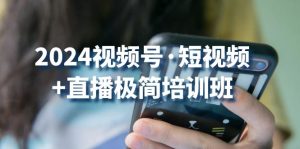 (10797期)2024视频号·短视频+直播极简培训班:抓住视频号风口,流量红利-PAY资源网-免费资源下载中心