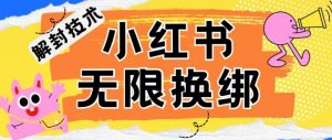 小红书、账号封禁,解封无限换绑技术-PAY资源网-免费资源下载中心
